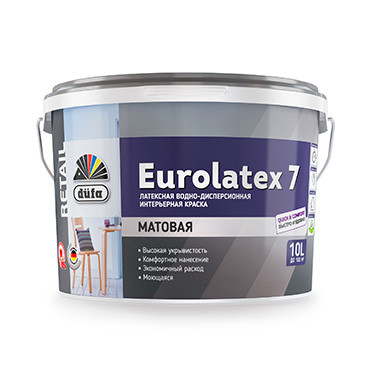 EUROLATEX 7,  10л "DufaRetail" ВД краска (выводим) (под заказ)